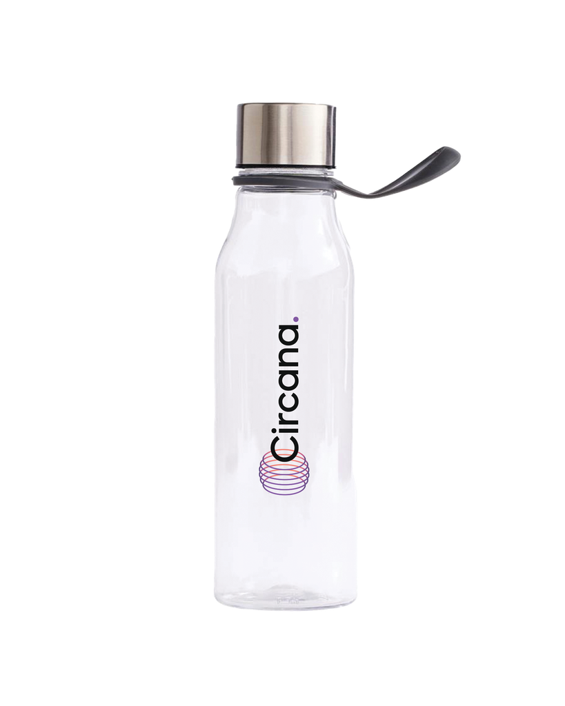 Lean 600 mL Water Bottle - Transparent