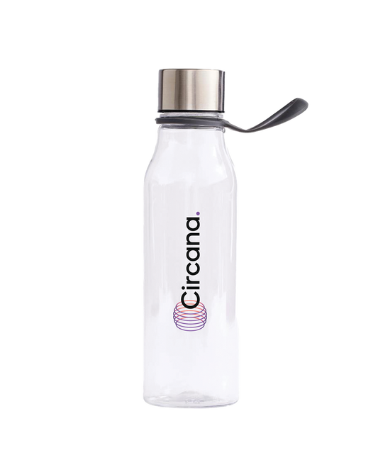 Lean 600 mL Water Bottle - Transparent
